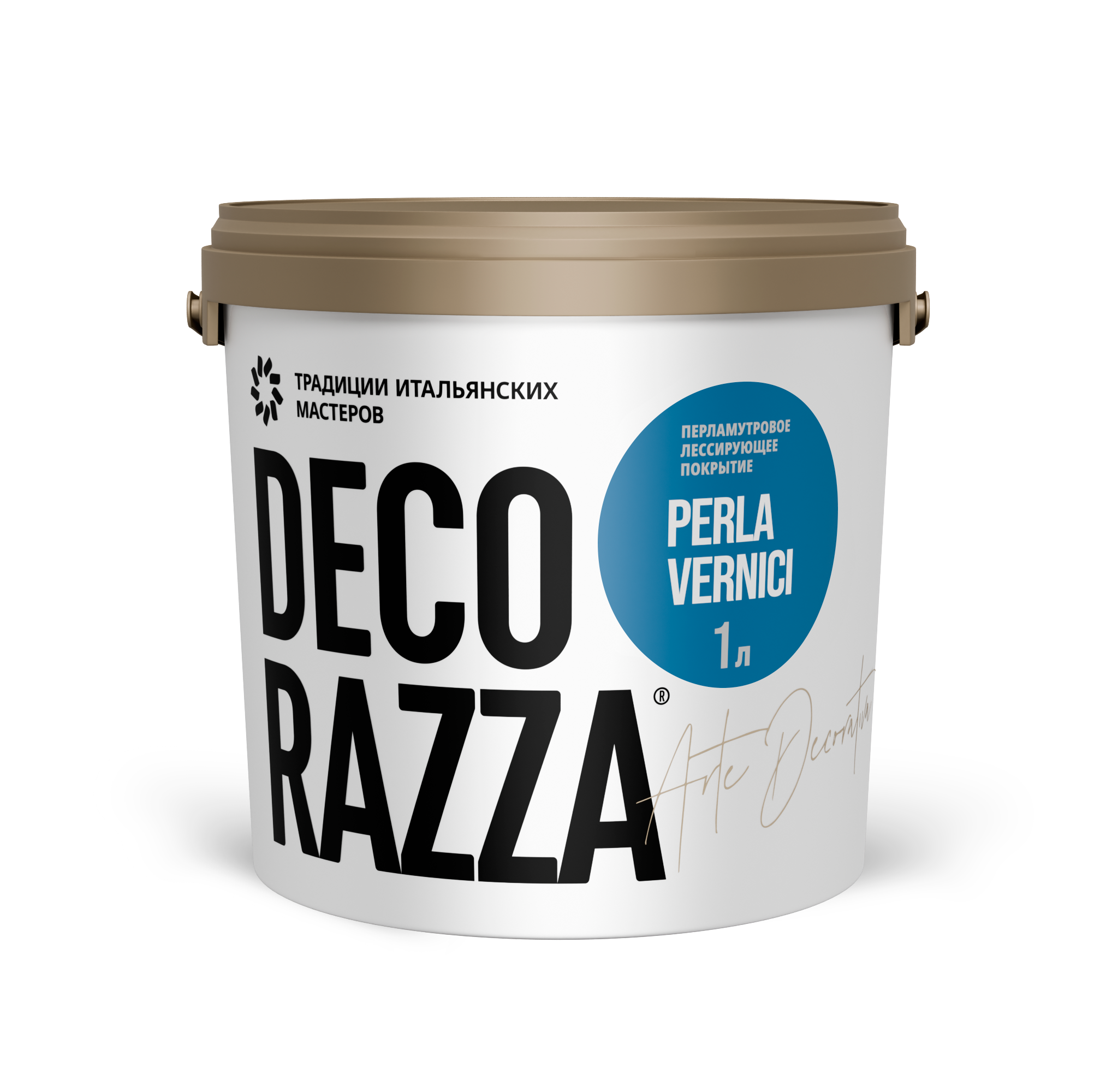Лессировка перламутровая PERLA VERNICI, Argento, 1 л, Decorazza — купить для фасада