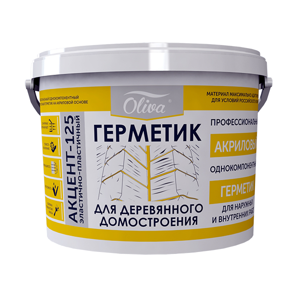 Герметик по дереву Акцент-125 Дуб (310 мл)