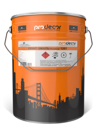 Грунт-эмаль Prodecor-1201 по чистому металлу Prodecor 50 кг, Серый RAL 7004,