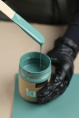 Меловая краска для мебели АМОdecor, Нефрит, 0,75 кг, акриловая, для дерева, без резкого запаха, матовая, для окон и дверей